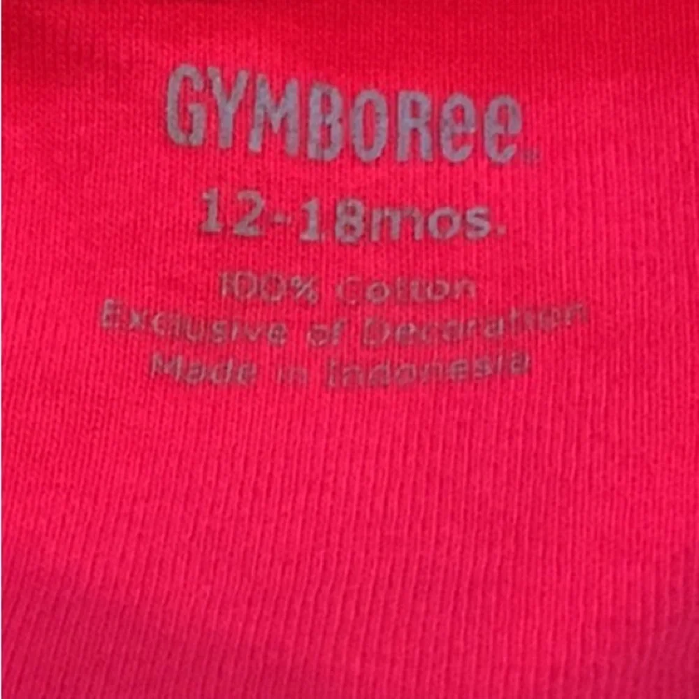 Gymboree Apple Of Her Eye T-Shirt, Shorts and Headband Lot 12-18 Months Cotton